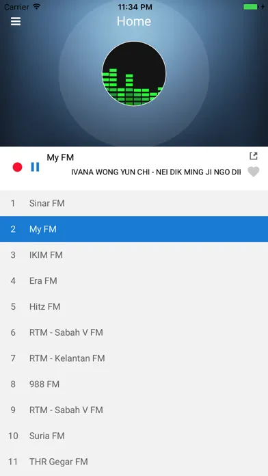 Capturas de pantalla de Malaysia Radio Station - MY FM