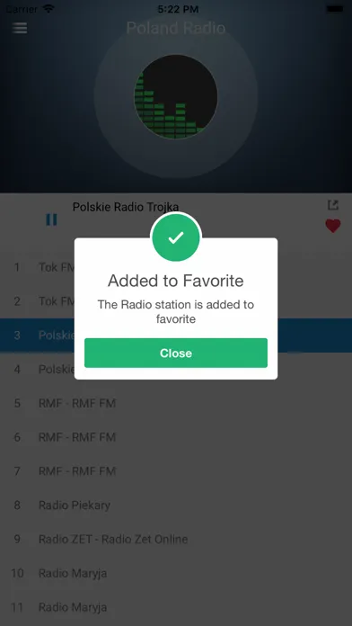 Tangkapan skrin Poland Radio Station Polish FM