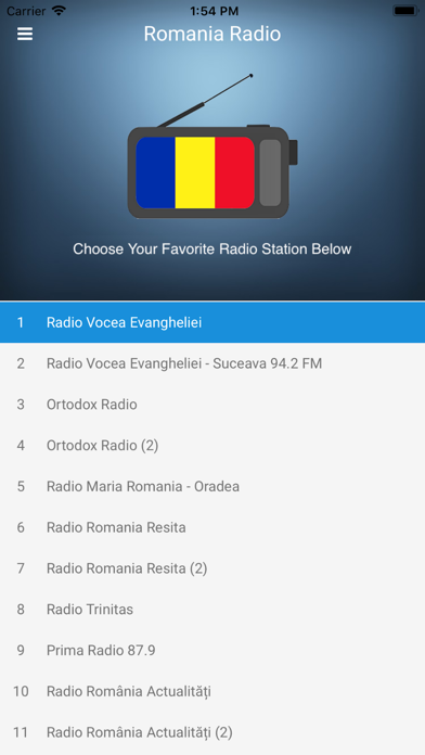 Romania Radio Station (Rom FM) سکرین شاٹس