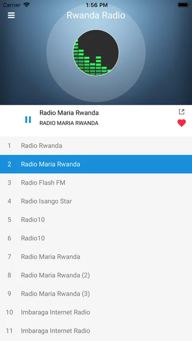 Screenshot di Rwanda Radio Station FM Live