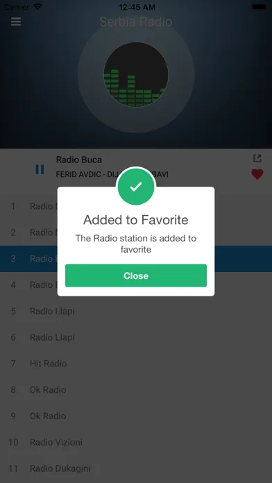 Screenshot di Serbia Radio FM: Србија радио