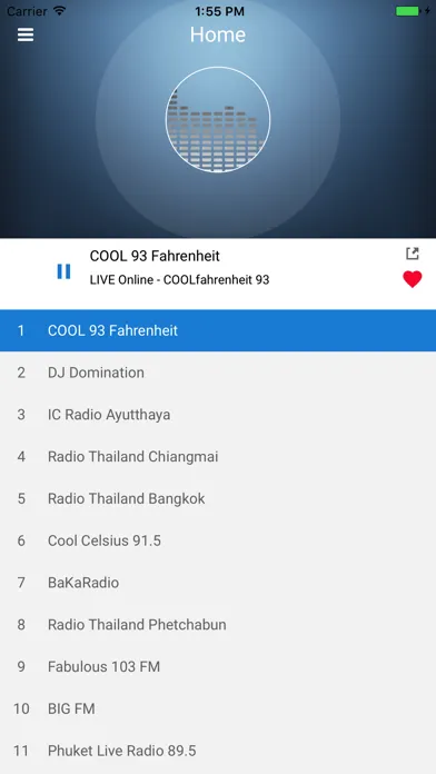 Thailand Radio Station Thai FM应用截图