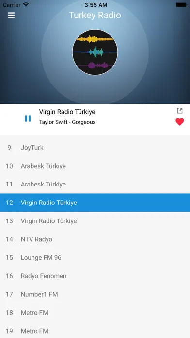Turkey Radio Station: Turkish スクリーンショット