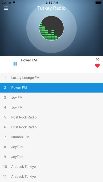 Turkey Radio Station: Turkish スクリーンショット