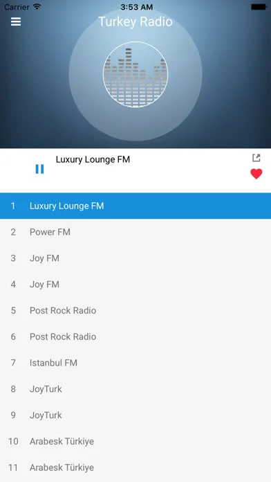 Turkey Radio Station: Turkish スクリーンショット
