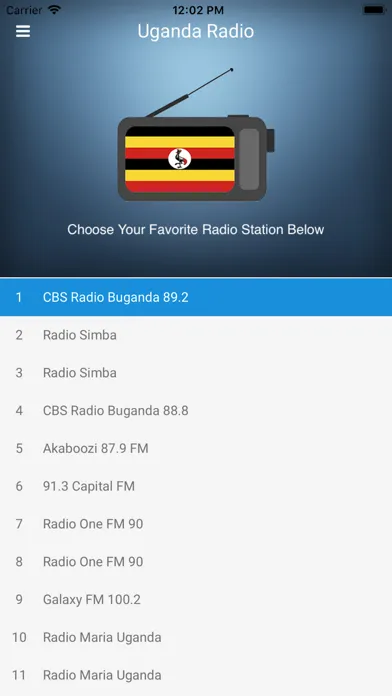 Uganda Radio Station Online FM スクリーンショット