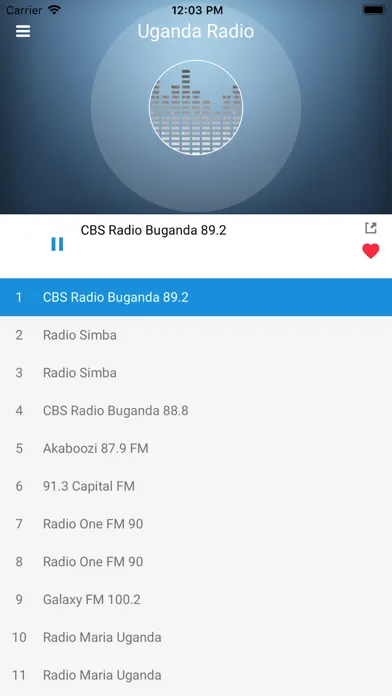 Uganda Radio Station Online FM スクリーンショット