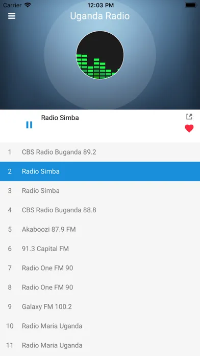 Uganda Radio Station Online FM スクリーンショット
