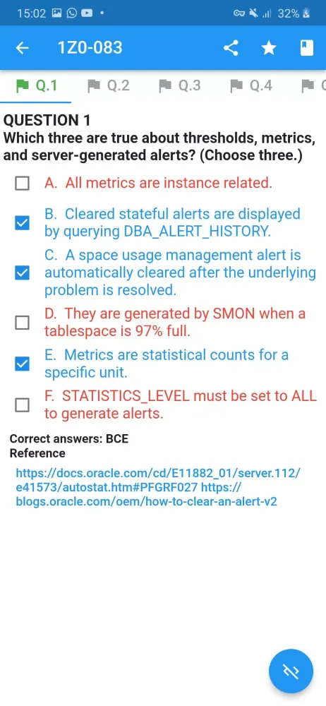 تصاویر Oracle 1Z0-083 Exam