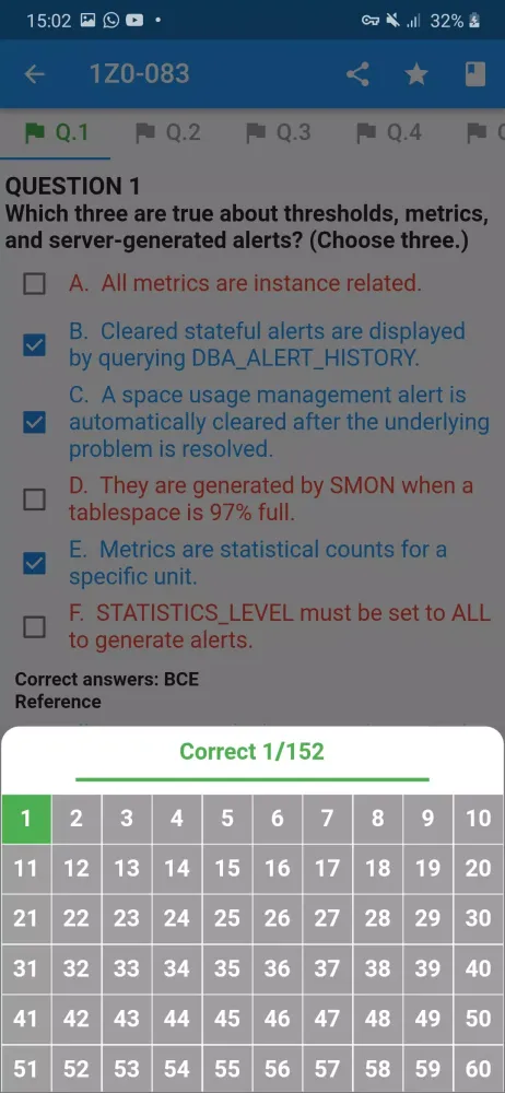 تصاویر Oracle 1Z0-083 Exam
