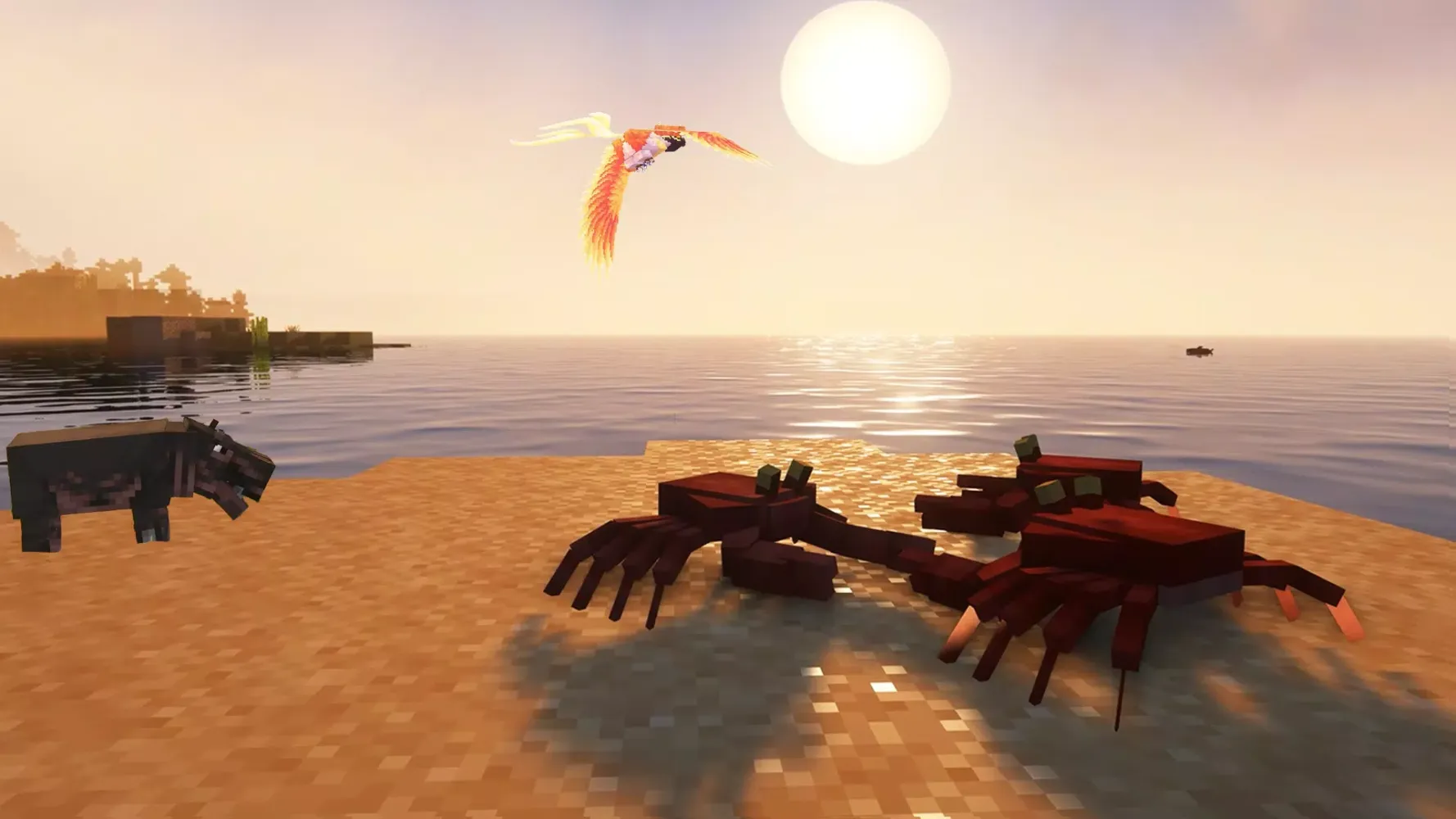 Tangkapan skrin Mod Animal Zoo Minecraft