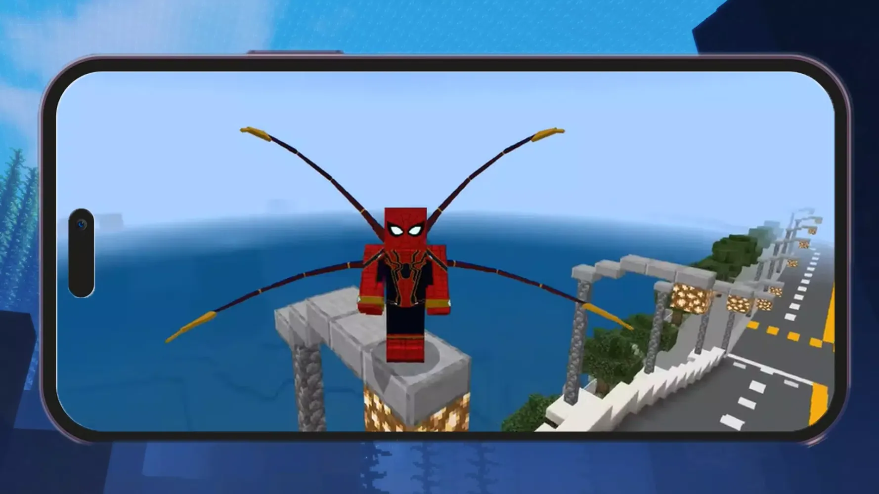 Spider-Man Game Mod Minecraft Screenshots