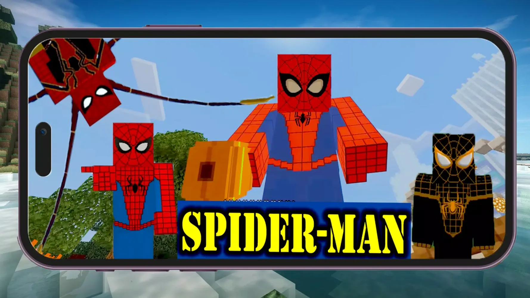 Spider-Man Game Mod Minecraft Screenshots