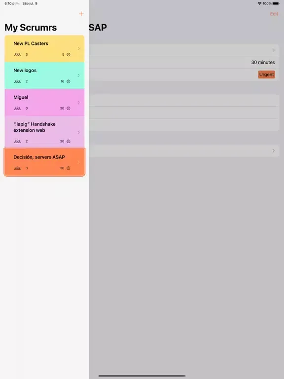 تصاویر Scrumr: Project Task Meet iPad 