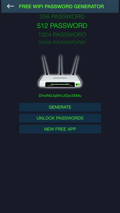 Ảnh chụp màn hình của FREE WIFI PASSWORD GENERATOR