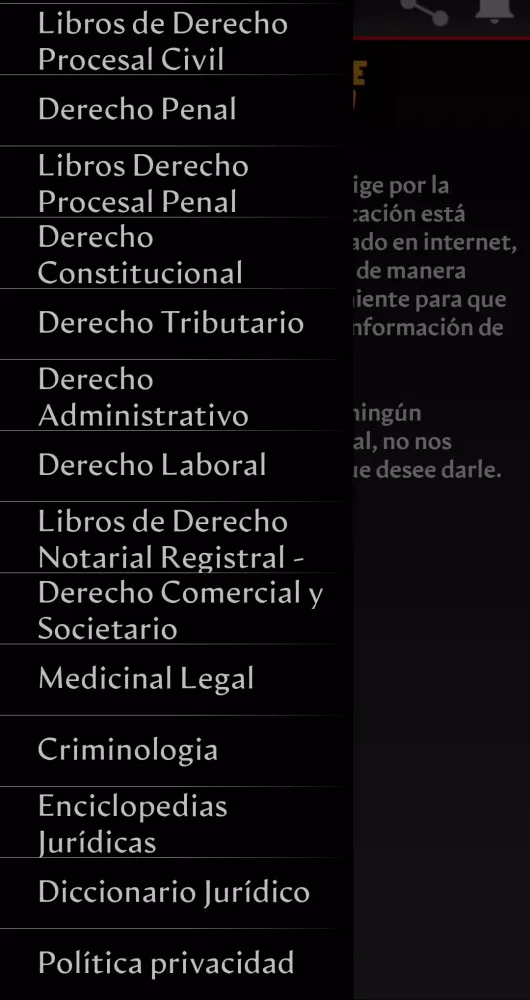 Libros de Derecho स्क्रीनशॉट
