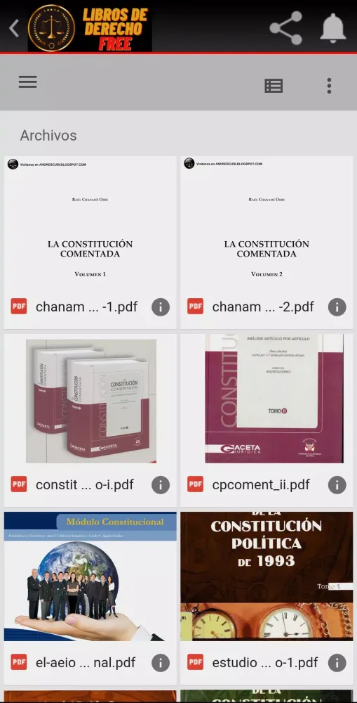 Libros de Derecho स्क्रीनशॉट
