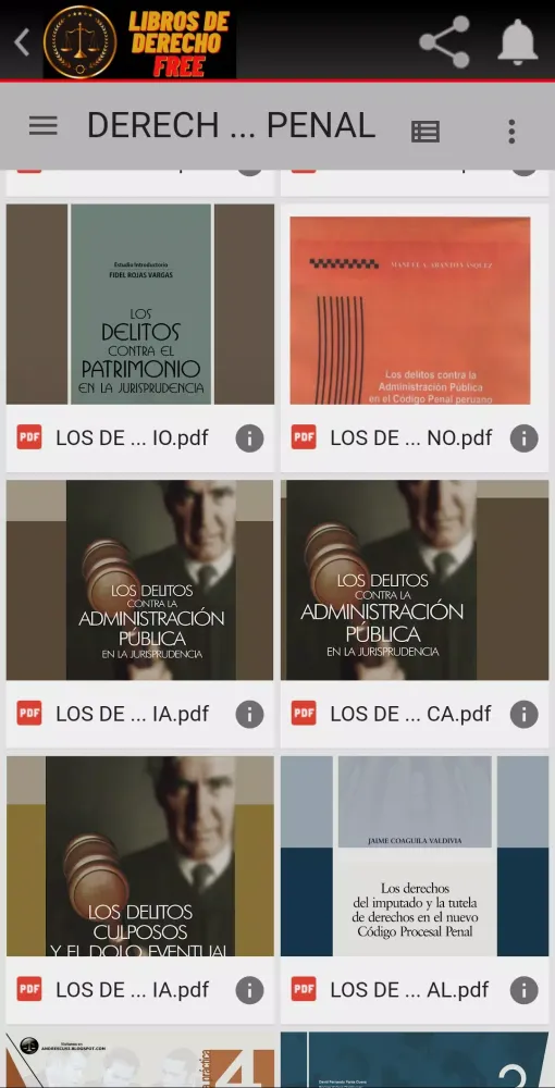 Libros de Derecho स्क्रीनशॉट
