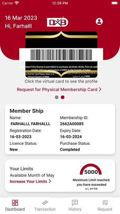 LICENSE DXB APP Ekran Görüntüleri