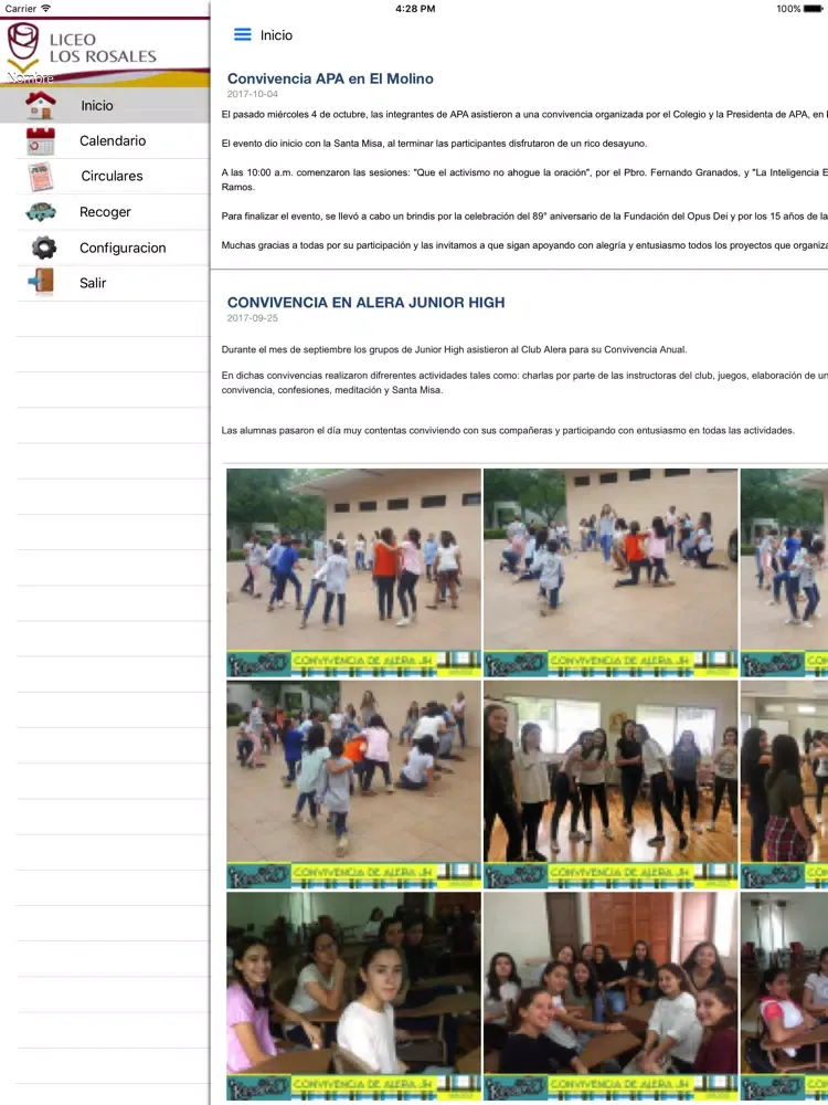 Liceo los Rosales iPad  سکرین شاٹس