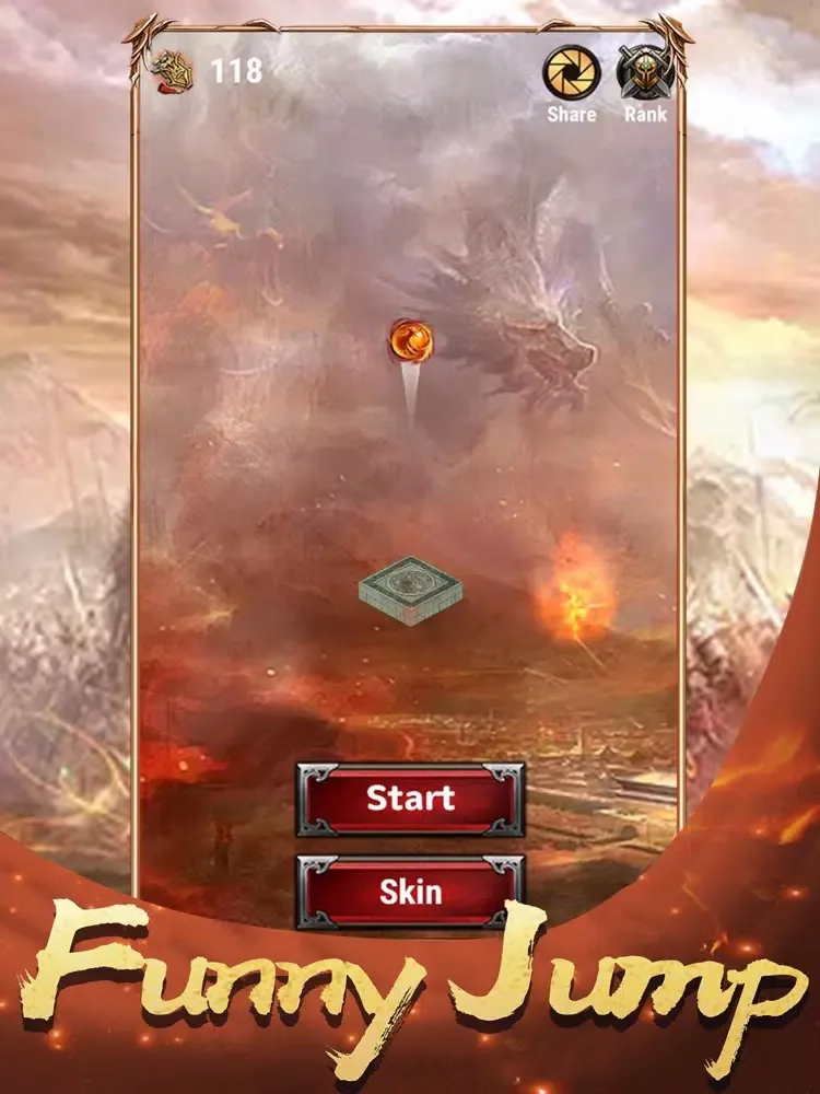 Fire ball jump! iPad 应用截图