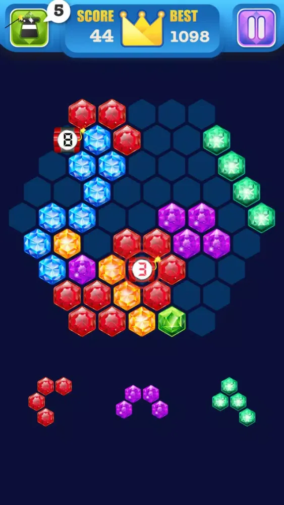 Jewel Hexa Classic: Gems Star Story Screenshots