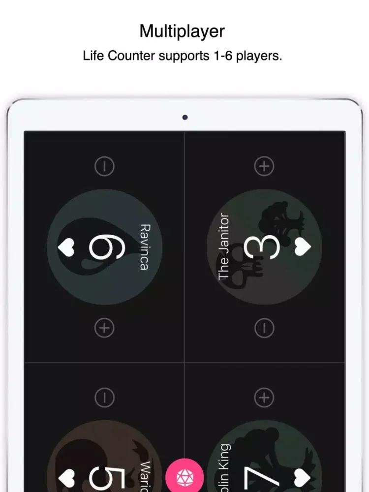 ภาพหน้าจอของ Life Counter for Magic MTG iPad 