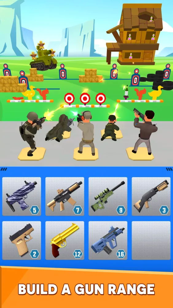 Captures d'écran de Gun Range
