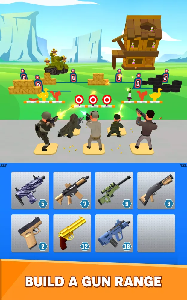 Captures d'écran de Gun Range