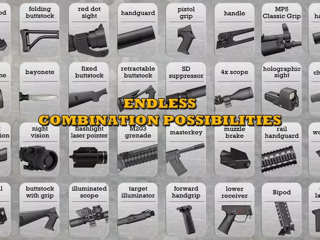Скриншоты Gun Builder HD iPad 