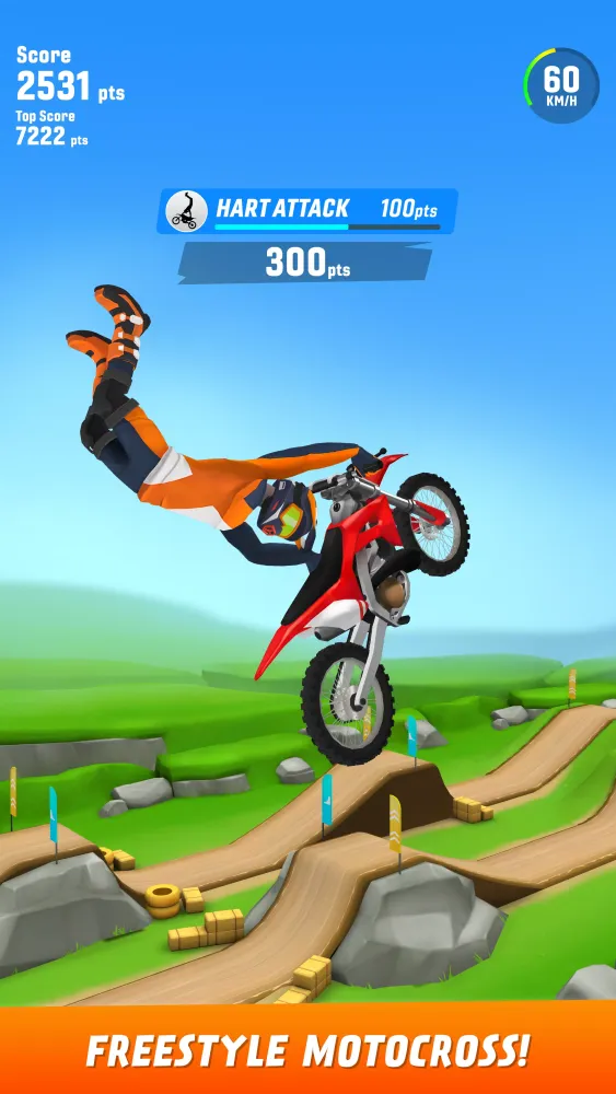 Captures d'écran de Max Air Motocross