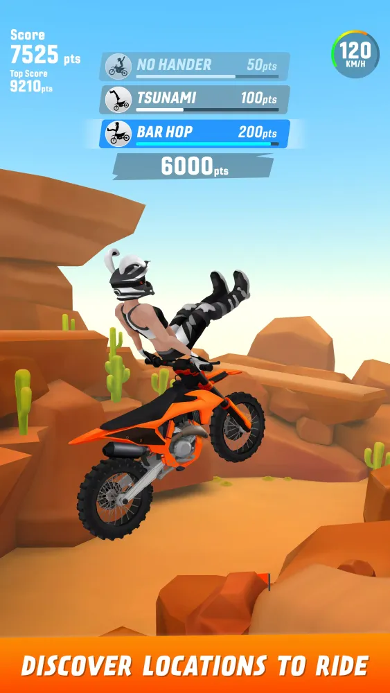 Captures d'écran de Max Air Motocross