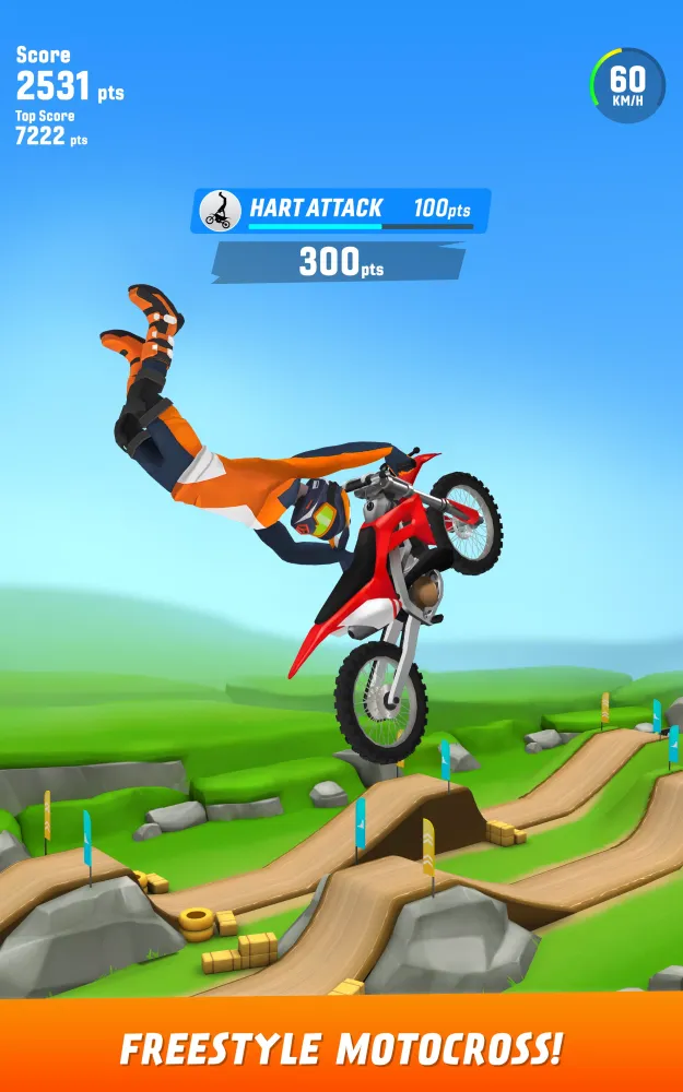 Captures d'écran de Max Air Motocross
