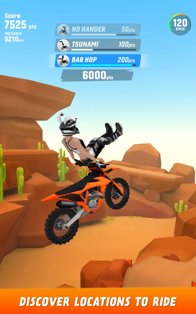 Captures d'écran de Max Air Motocross
