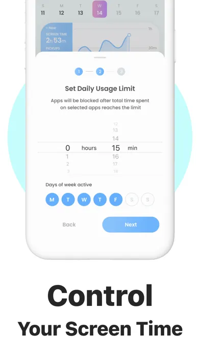 Captures d'écran de Blockin -Screen Time for Focus