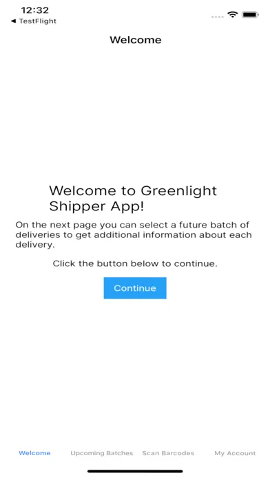 Ảnh chụp màn hình của Greenlight Shipper