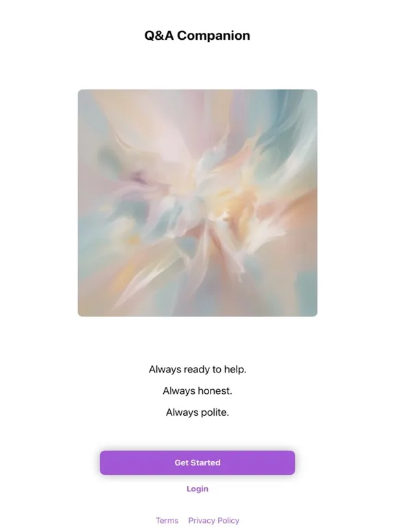 Q&A Companion iPad Screenshots