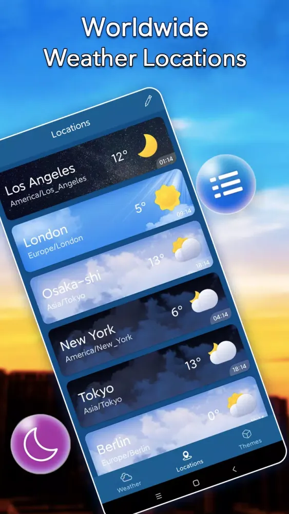 Local Weather Forecast& Widget Screenshots