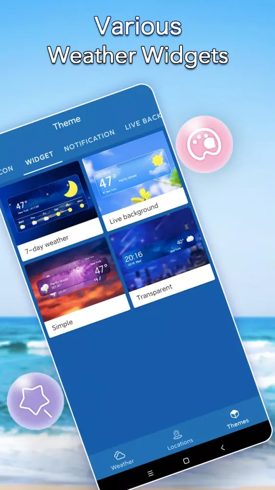 Local Weather Forecast& Widget Screenshots