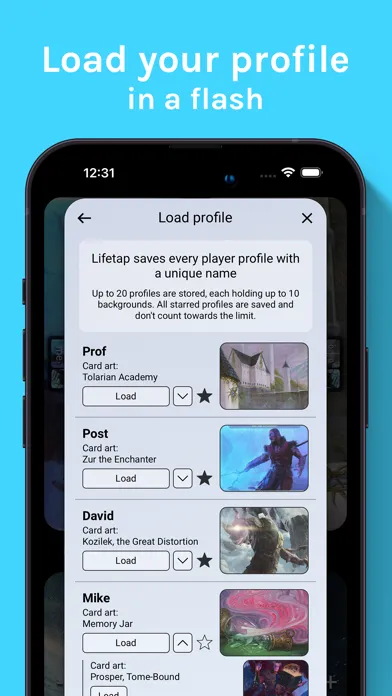 Capturas de pantalla de Lifetap Life Counter for MTG