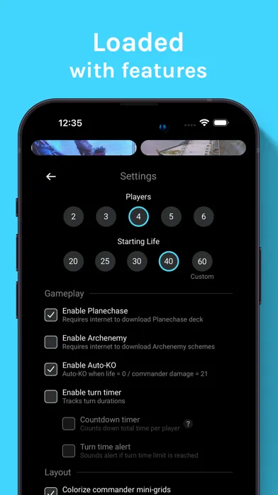 Capturas de pantalla de Lifetap Life Counter for MTG