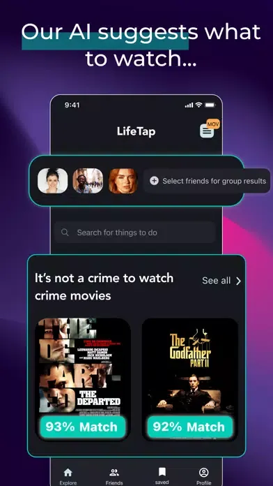 LifeTap: Search and Discover Ekran Görüntüleri