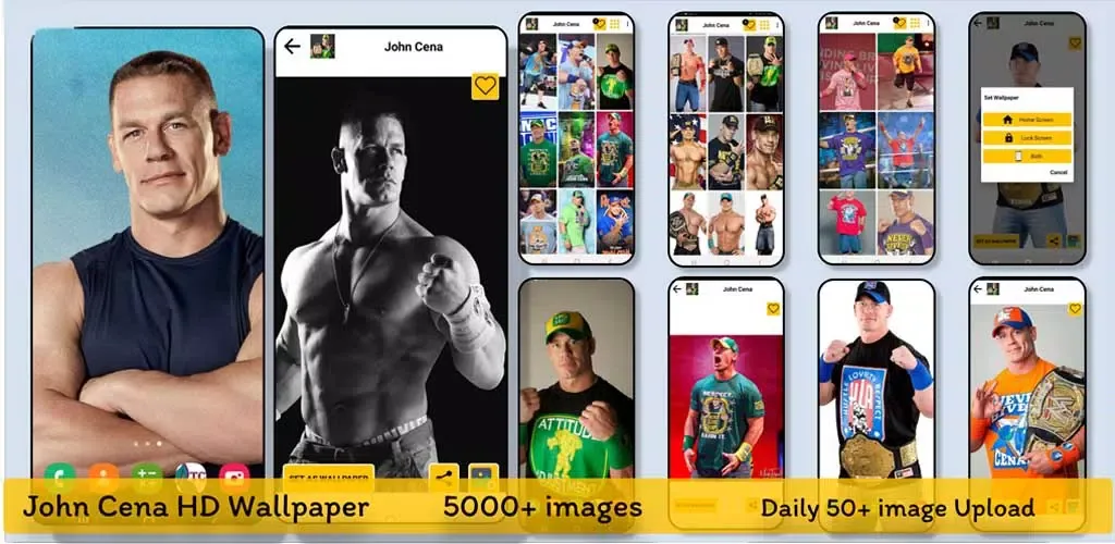 Captures d'écran de John Cena HD Wallpaper 2024