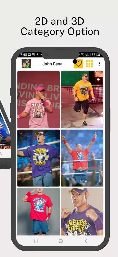 Captures d'écran de John Cena HD Wallpaper 2024