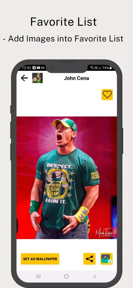 Captures d'écran de John Cena HD Wallpaper 2024