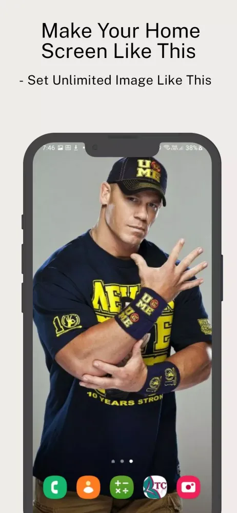 Captures d'écran de John Cena HD Wallpaper 2024