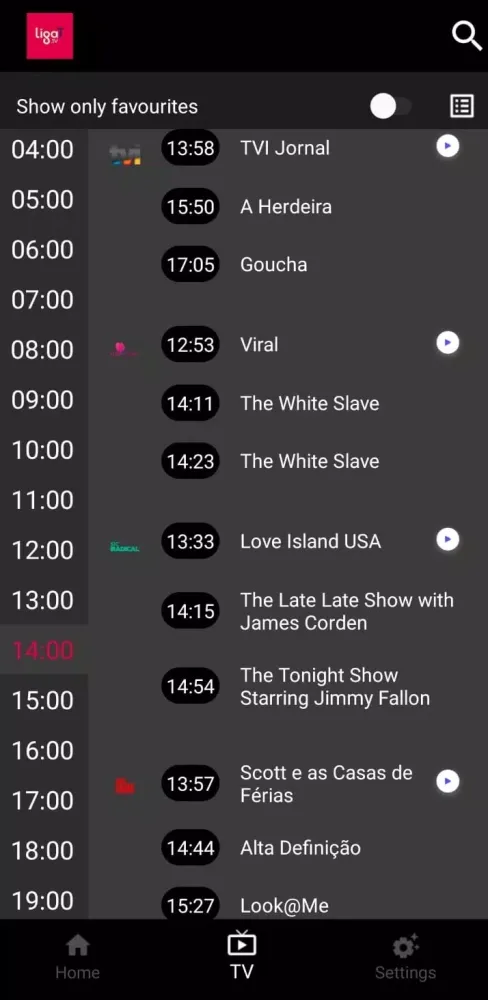 LigaT TV Screenshots