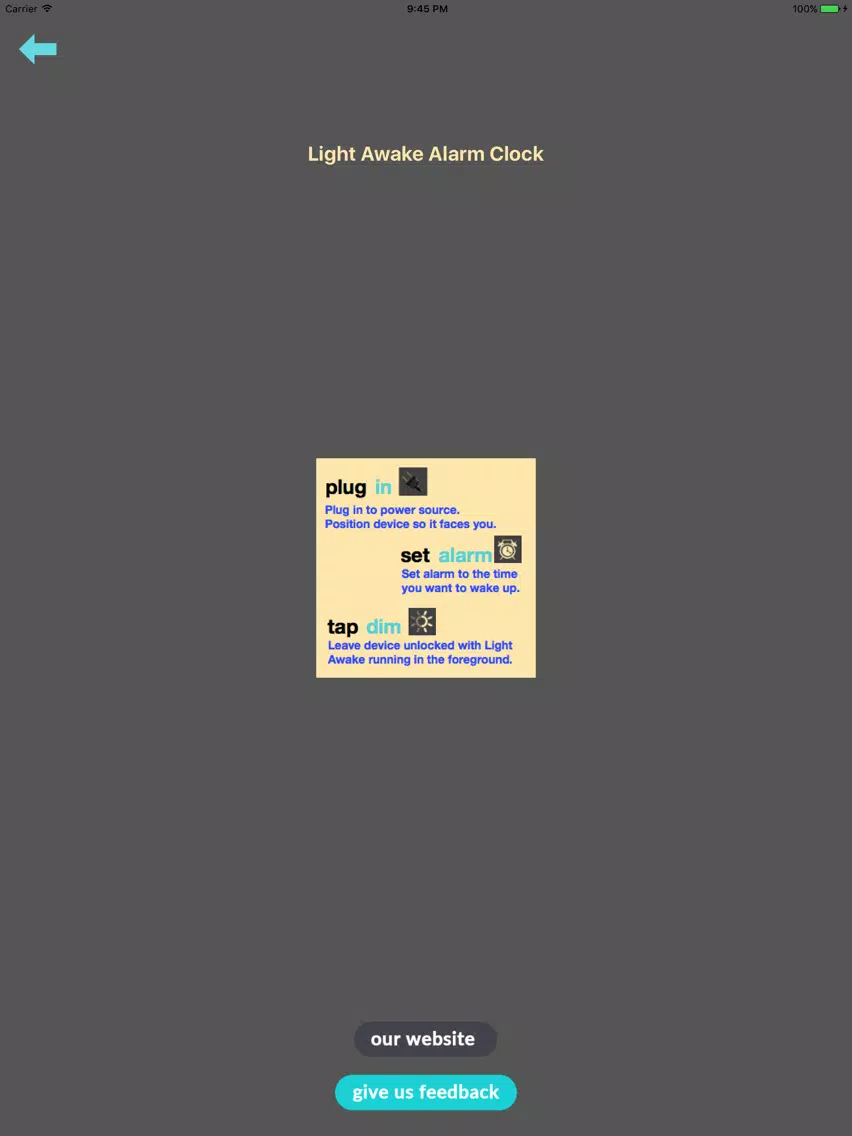 Light Awake Alarm Clock 2.0 iPad  سکرین شاٹس