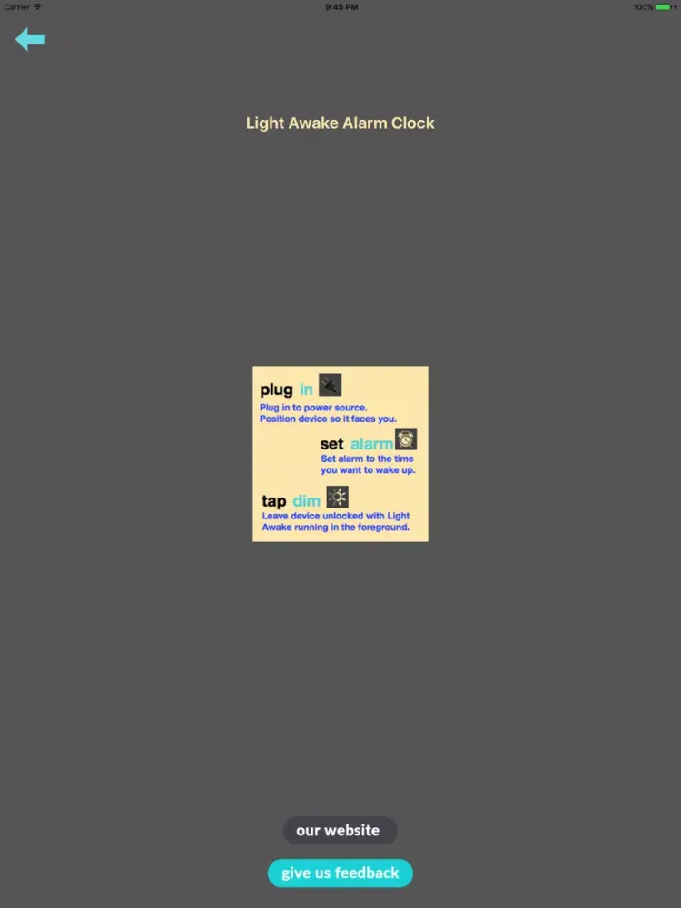 Light Awake Alarm Clock 2.0 iPad  스크린샷