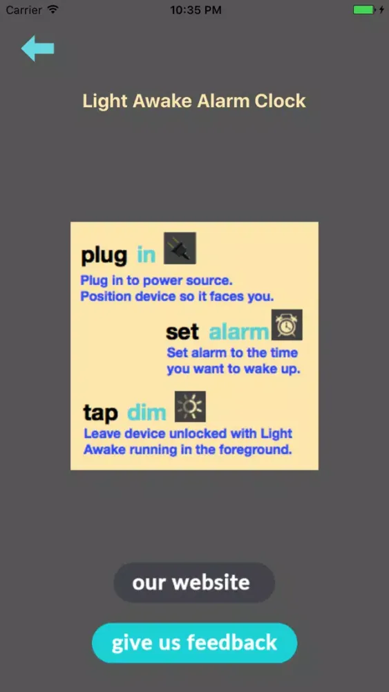 Light Awake Alarm Clock 2.0 스크린샷